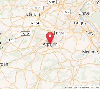 Map of Arpajon, Île-de-France