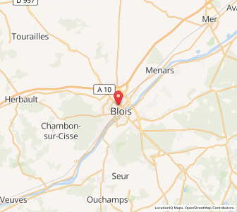 Map of Blois, Centre