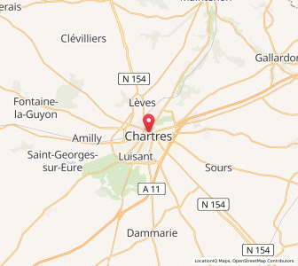 Map of Chartres, Centre