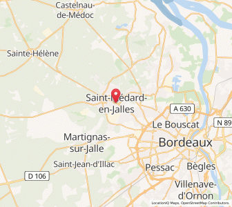 Map of Saint-Médard-en-Jalles, Nouvelle-Aquitaine