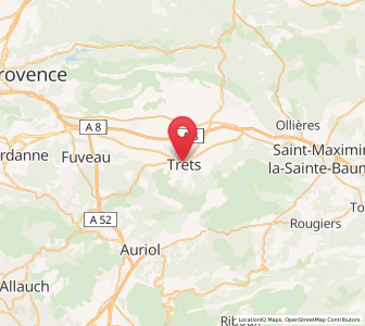 Map of Trets, Provence-Alpes-Côte d'Azur