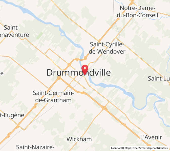 Drummondville, Québec Heures de lever et de coucher du soleil