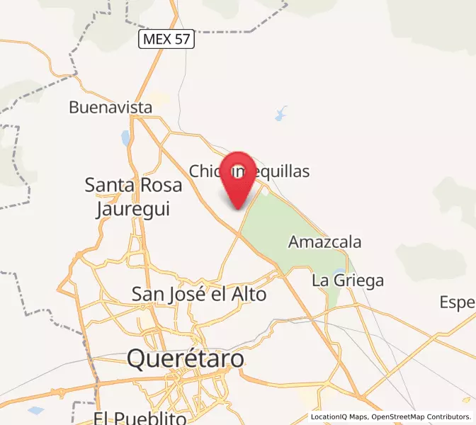 Map of San Vicente Ferrer, Querétaro