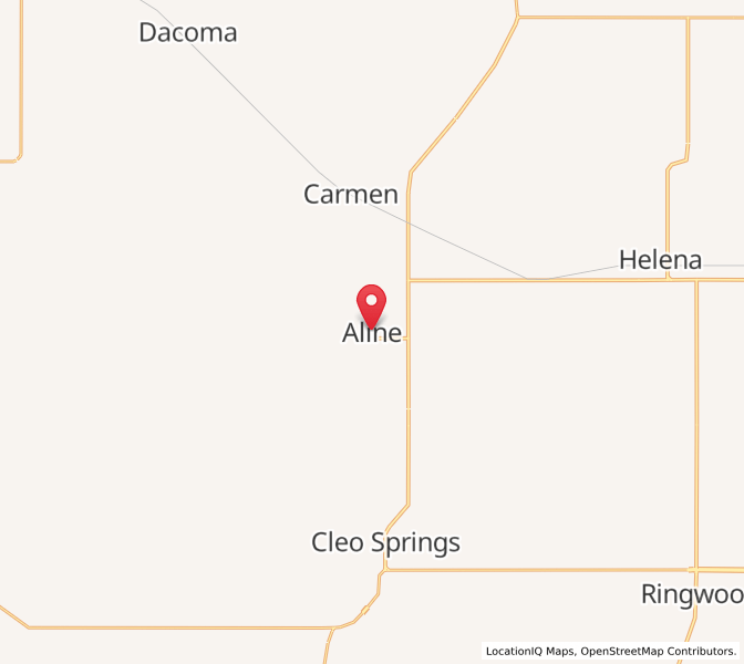 Heures de lever et de coucher du soleil en Aline, OK