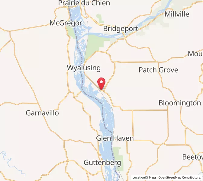 Map of Bagley, Wisconsin