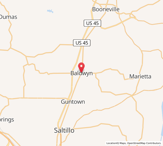 Heures de lever et de coucher du soleil en Baldwyn, MS