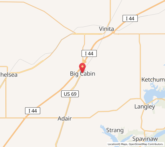 Heures de lever et de coucher du soleil en Big Cabin, OK