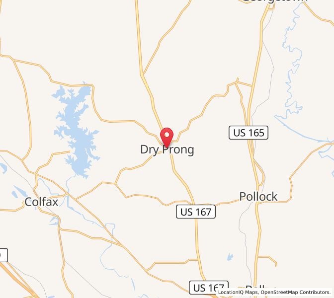 Heures de lever et de coucher du soleil en Dry Prong, LA