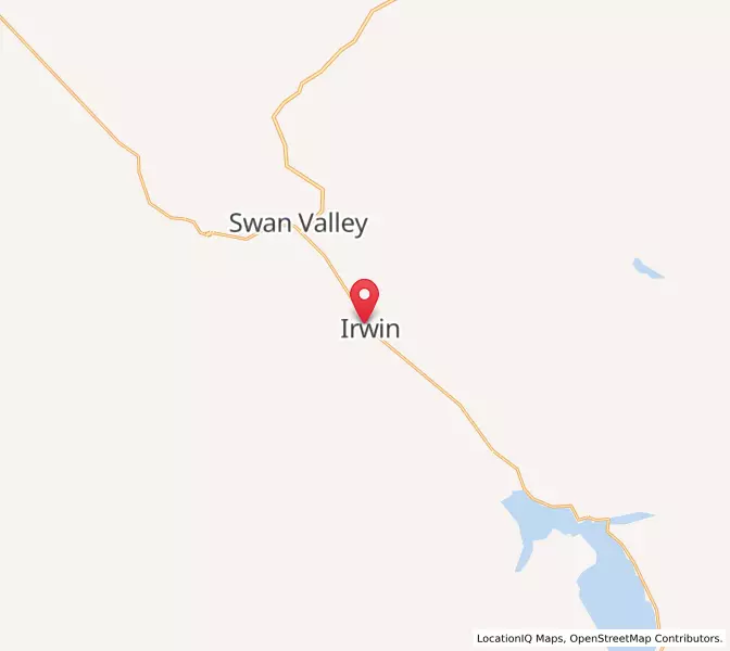 Map of Irwin, Idaho