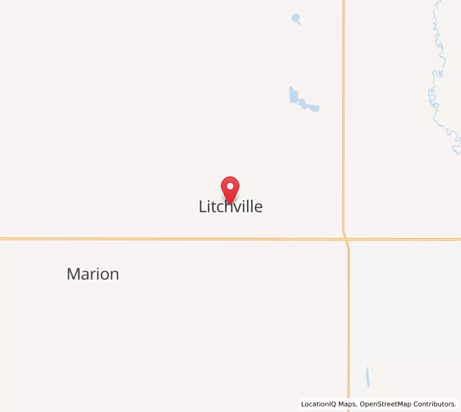 Map of Litchville, North Dakota