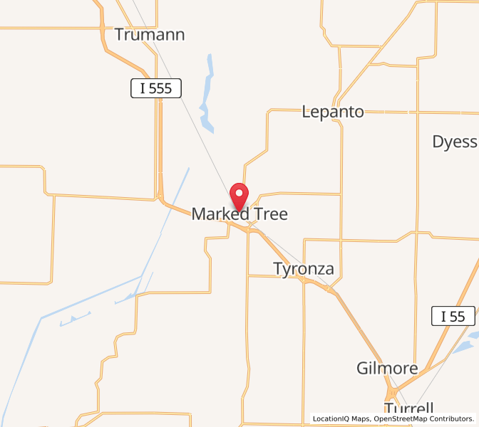 Heures de lever et de coucher du soleil en Marked Tree, AR