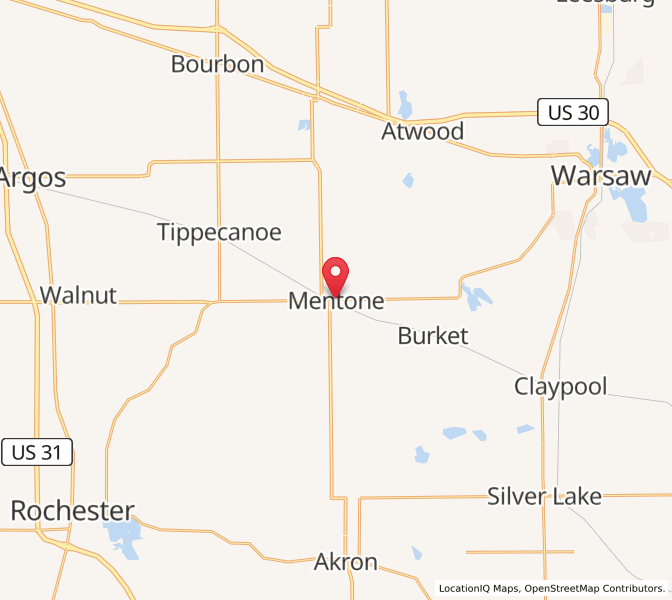 Heures de lever et de coucher du soleil en Mentone, IN