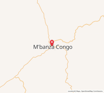Carte : Mbanza Kongo, Zaire