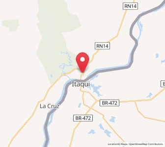 Map of Alvear, Corrientes