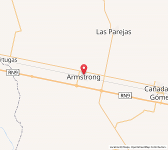 Map of Armstrong, Santa Fe