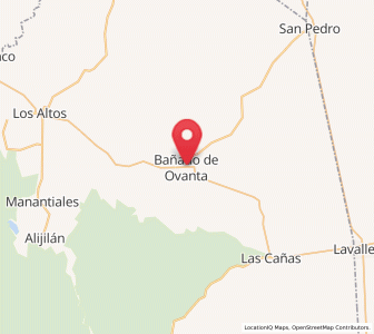 Map of Bañado de Ovanta, Catamarca