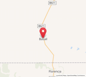 Map of Basail, Chaco