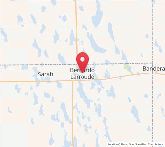 Map of Bernardo Larroudé, La Pampa