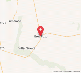 Map of Brea Pozo, Santiago del Estero