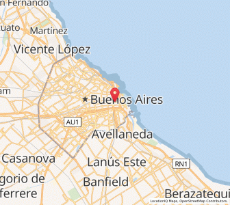 Map of Buenos Aires, Buenos Aires F.D.