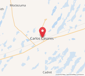 Map of Carlos Casares, Buenos Aires