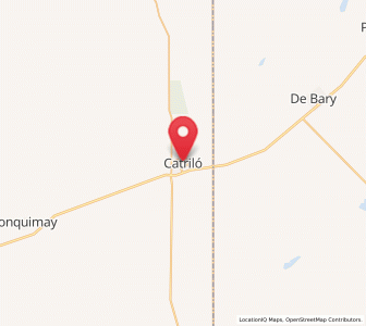 Map of Catriló, La Pampa