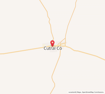 Map of Cutral-Có, Neuquen