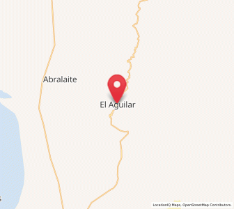 Map of El Aguilar, Jujuy