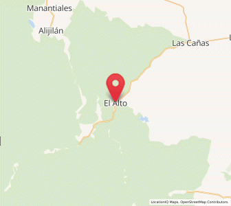 Map of El Alto, Catamarca