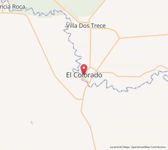 Map of El Colorado, Formosa