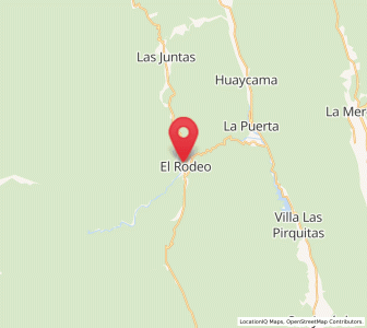 Map of El Rodeo, Catamarca