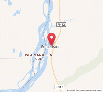 Map of Empedrado, Corrientes