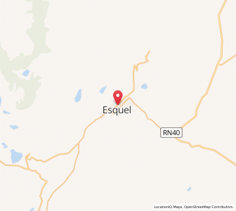 Map of Esquel, Chubut