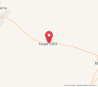 Map of Felipe Yofré, Corrientes