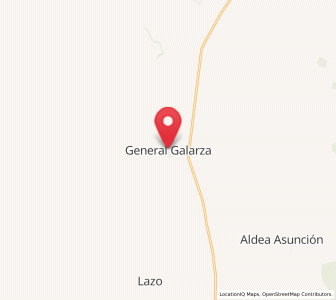 Map of General Galarza, Entre Rios
