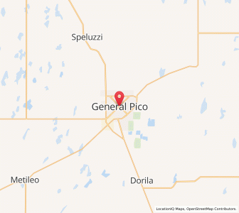 Map of General Pico, La Pampa