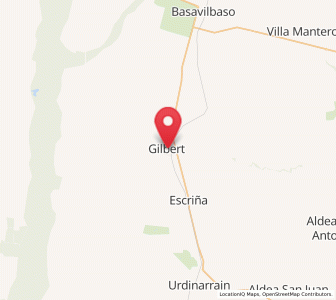Map of Gilbert, Entre Rios