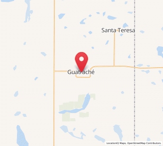 Map of Guatraché, La Pampa