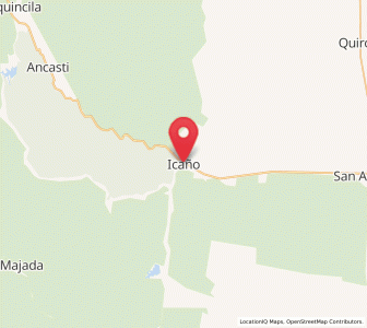 Map of Icaño, Catamarca