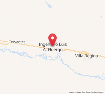 Map of Ingeniero Luis A. Huergo, Rio Negro