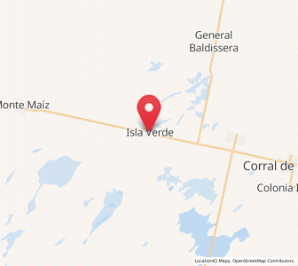 Map of Isla Verde, Cordoba