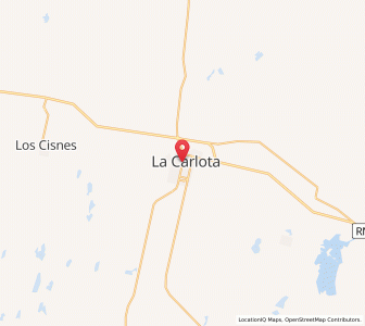 Map of La Carlota, Cordoba