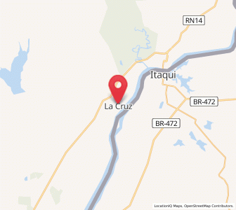 Map of La Cruz, Corrientes