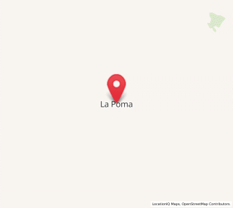 Map of La Poma, Salta