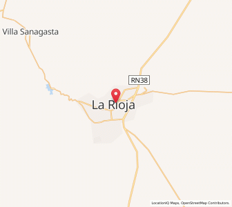 Map of La Rioja, La Rioja