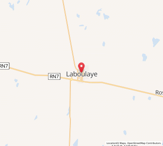 Map of Laboulaye, Cordoba