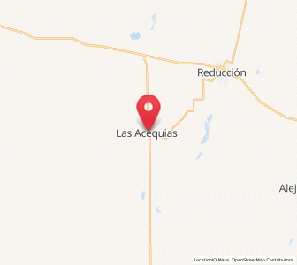 Map of Las Acequias, Cordoba