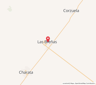 Map of Las Breñas, Chaco
