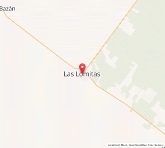 Map of Las Lomitas, Formosa