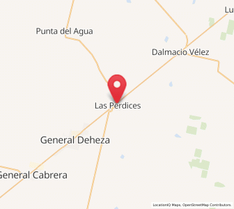 Map of Las Perdices, Cordoba
